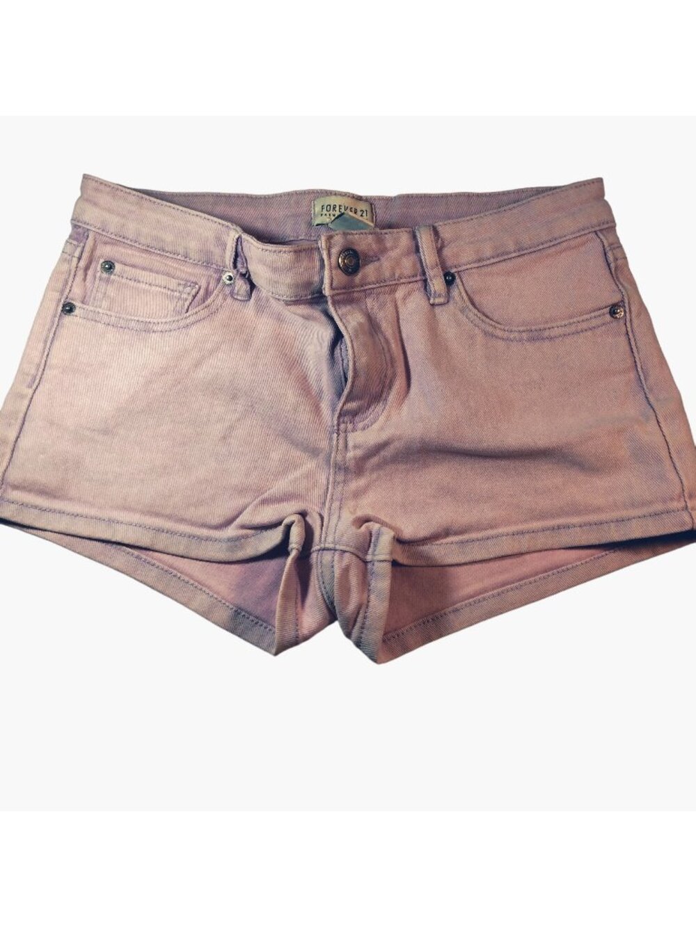 Forever 21 Lilac Denim Shorts Mini Womens Size 27